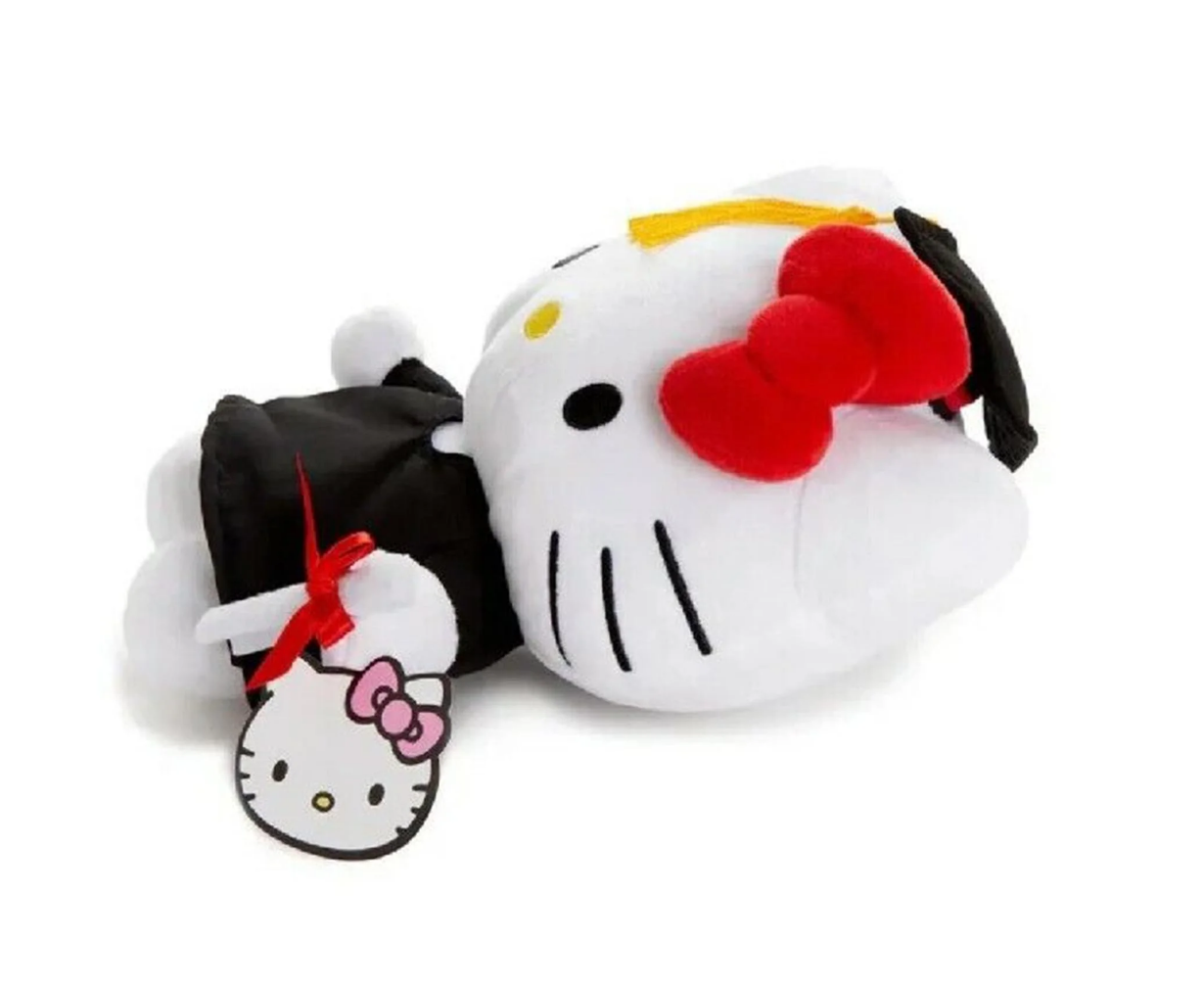 Hello Kitty Cap and Gown 10.5 Inch Graduation Plush